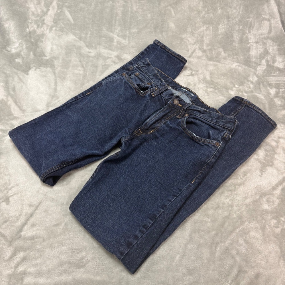 Old Navy Slim Fit Mens Jeans 30x34 Dark Wash Built In‎ Flex Cotton Blend (30x32)